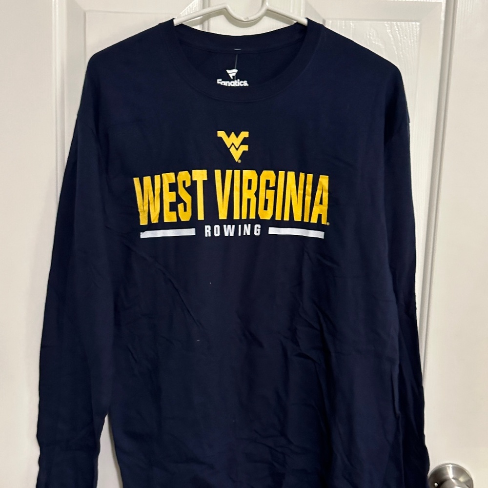 West Virginia Long Sleeve Rowing T-Shirt  - Size XL